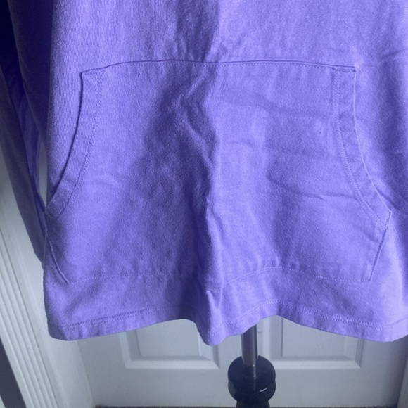 Champion Women’s Long Sleeve Hooded Tee w Kangaroo Pocket Purples & Pinks sz XL - Picture 3 of 7